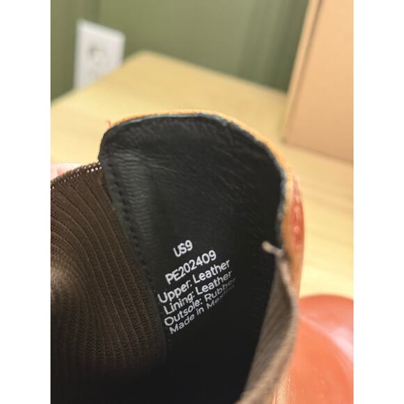 NIB Nisolo Carmen Chelsea Boots 2.0 Brandy Leather Brown Ankle Women's Size 9 - Picture 6 of 7